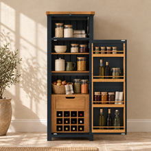 Cambridge Blue Painted Oak Pantry Unit