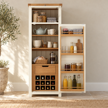 Cambridge Classic Cream Painted Oak Pantry Unit