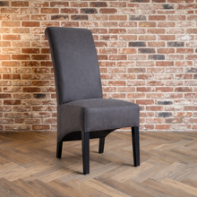 London Antique Faux Leather Dining Chair | Grey