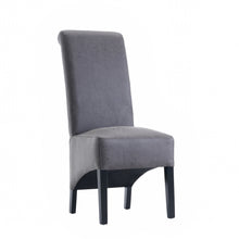 London Antique Faux Leather Dining Chair | Grey