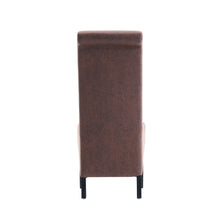 London Antique Faux Leather Dining Chair | Brown