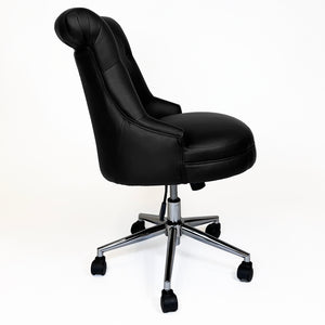 Luna Swivel Office Chair | Black