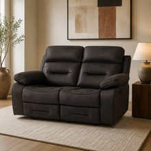 Milo Dark Grey Reclining 2 Seater Sofa