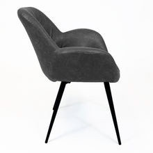 Merton Industrial Dining Chair | Grey