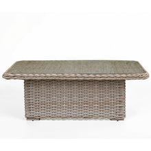 Miami Garden Grande Corner Sofa Dining Set with Rising Table, Armchairs and Stools