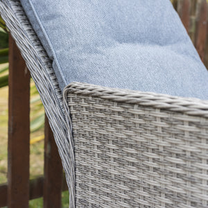 Milan Garden Reclining Lounge Companion Set