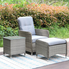 Milan Garden Reclining Lounge Companion Set