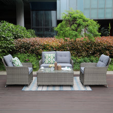Milan Garden 2 Seater Sofa and Armchair Set Waterproof Cover