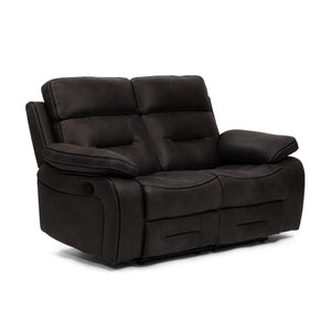 Milo Dark Grey Reclining 2 Seater Sofa