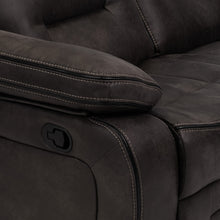 Milo Dark Grey Reclining 3 Seater Sofa
