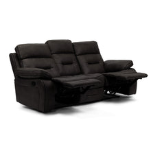 Milo Dark Grey Reclining 3 Seater Sofa