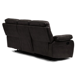 Milo Dark Grey Reclining 3 Seater Sofa