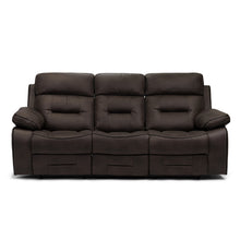 Milo Light Grey Reclining 3 Seater Sofa