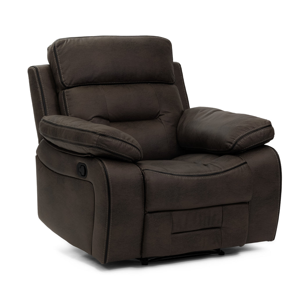 Milo Light Grey Reclining Armchair