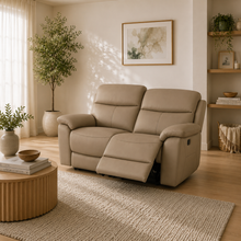 Nevara Latte Reclining 2 Seater Sofa