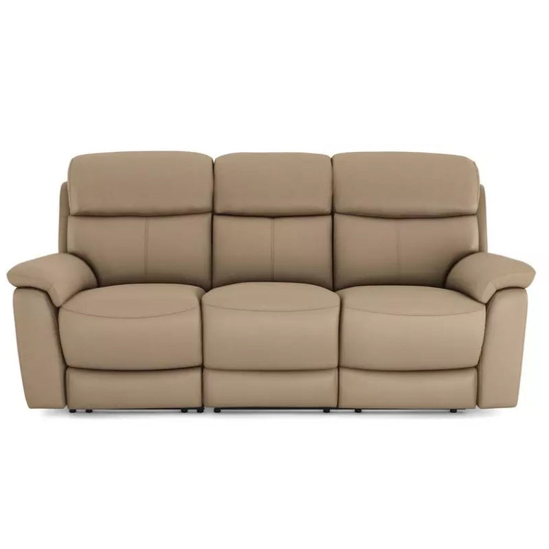 Nevara Latte Reclining 3 Seater Sofa