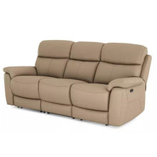 Nevara Latte Reclining 3 Seater Sofa