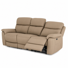 Nevara Latte Reclining 3 Seater Sofa