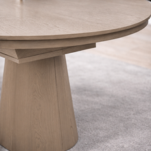 Nook Extending Oval Dining Table | Smoked Grey