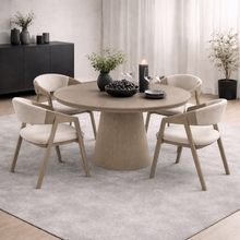Nook Extending Oval Dining Table | Smoked Grey