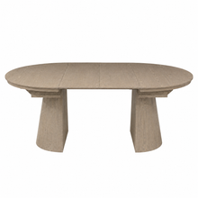 Nook Extending Oval Dining Table | Smoked Grey