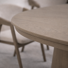 Nook Extending Oval Dining Table | Smoked Grey