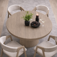Nook Extending Oval Dining Table | Smoked Grey