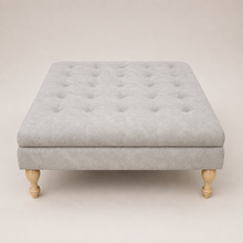 Clover Buttoned Ottoman Coffee Table | Vintage Mink