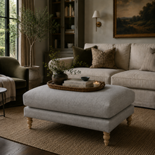 Penelope Footstool | Grey