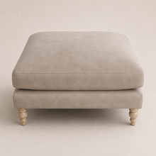 Penelope Footstool | Vintage Tan