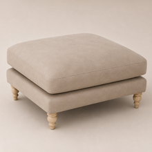 Penelope Footstool | Vintage Tan