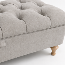 Rosie Ottoman Storage Bench | Putty