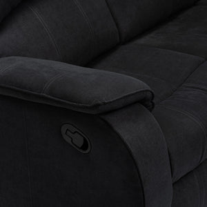 Orlando Dark Grey Reclining 3 Seater Sofa