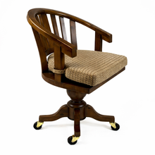 Oxford Antique Pine Captain Swivel Office Chair