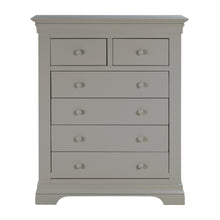 Chantilly Pebble Grey 2 Over 4 Chest Of Drawers