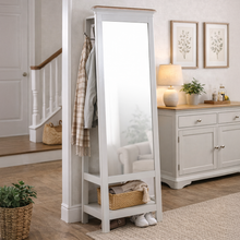 Brighton Grey Painted Mirror - Grade B
