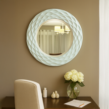Coastal Circular Mirror | White
