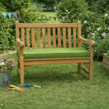 Mini Louis Childrens Classic Garden Bench With Green Cushion