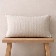 Rectangular Looma Cushion - Natural