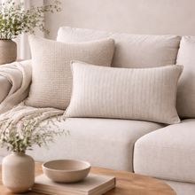Rectangular Looma Cushion - Natural