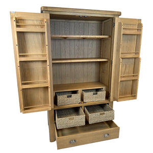 Raithwaite Rustic Oak Larder Unit