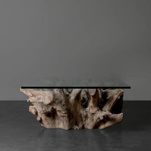 Teak Root Rectangular Coffee Table – HomePlus Furniture