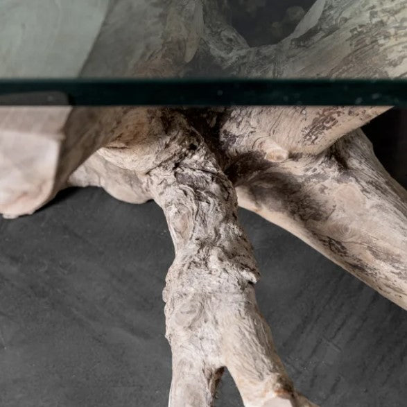 Teak Root Rectangular Coffee Table – HomePlus Furniture