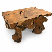 Teak Root Square Coffee Table | Without Glass