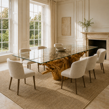 Teak Root Rectangular Dining Table