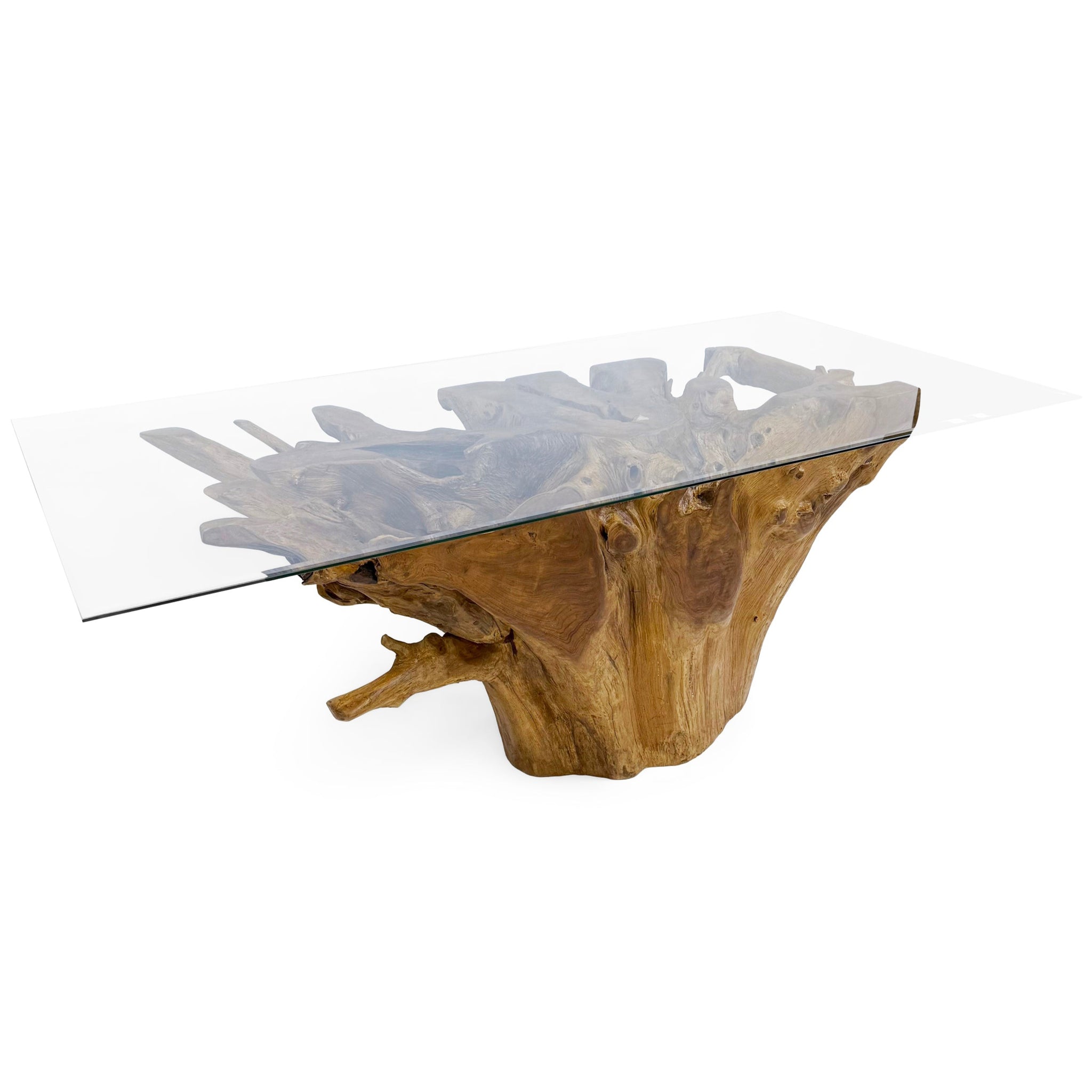 Teak Root Large Rectangular Dining Table – HomePlus Furniture