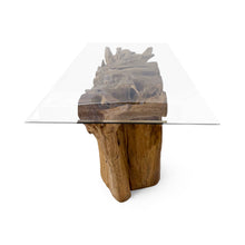 Teak Root Large Rectangular Dining Table