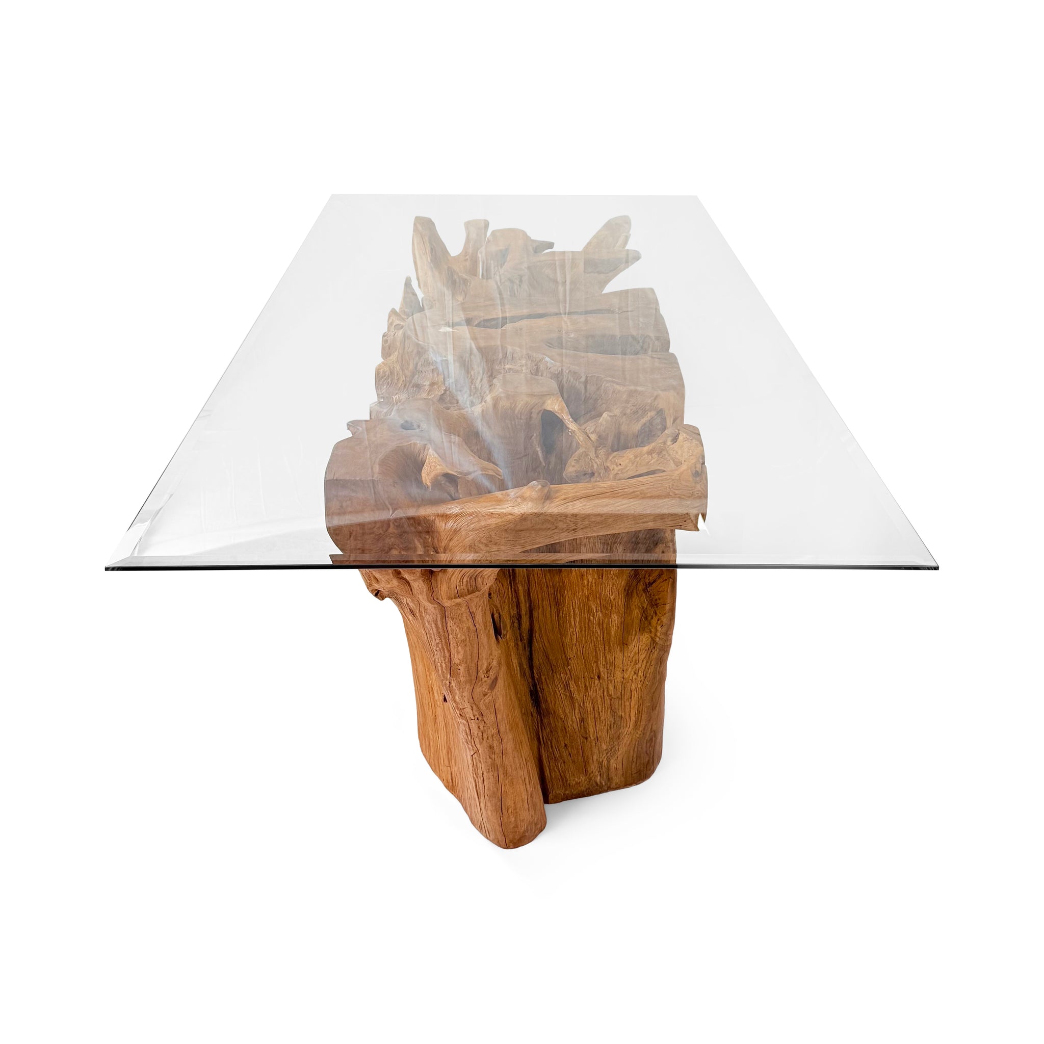 Teak Root Large Rectangular Dining Table – HomePlus Furniture