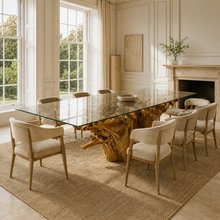 Teak Root Large Rectangular Dining Table