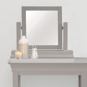 Chantilly Pebble Grey Dressing Mirror